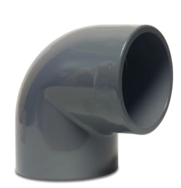 PVC-U albu 90 grader. Fra 20 mm - 400 mm