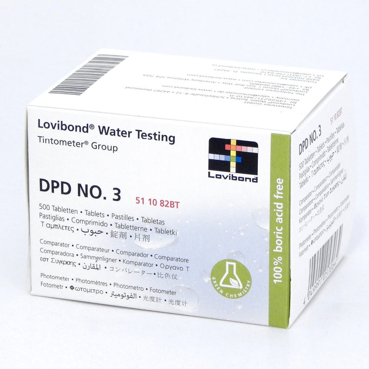 Tabletter til fotometer, DPD 3 (for vannbehandling med aktivt oksygen)