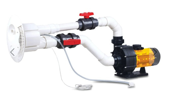 Motstrømsanlegg/svømmetrener "Stream elegance" i plast. 3-fas | 3 kW og 4,1 kW