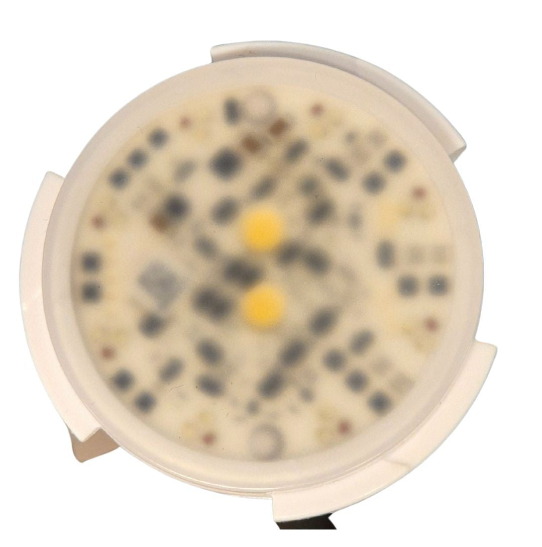 Led pære 50mm 6W. Hvitt og farget lys, dimbar