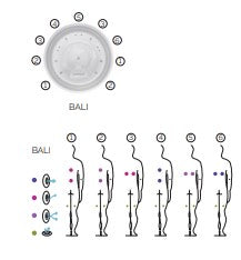 Aquavia Spa "Bali" profesjonell med 9 sitteplasser