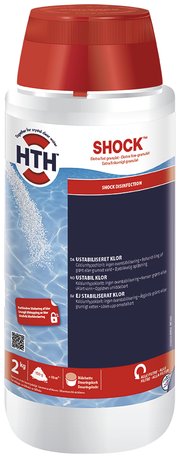Saniklar/hth Shock powder. Klorgranulat 2 kg