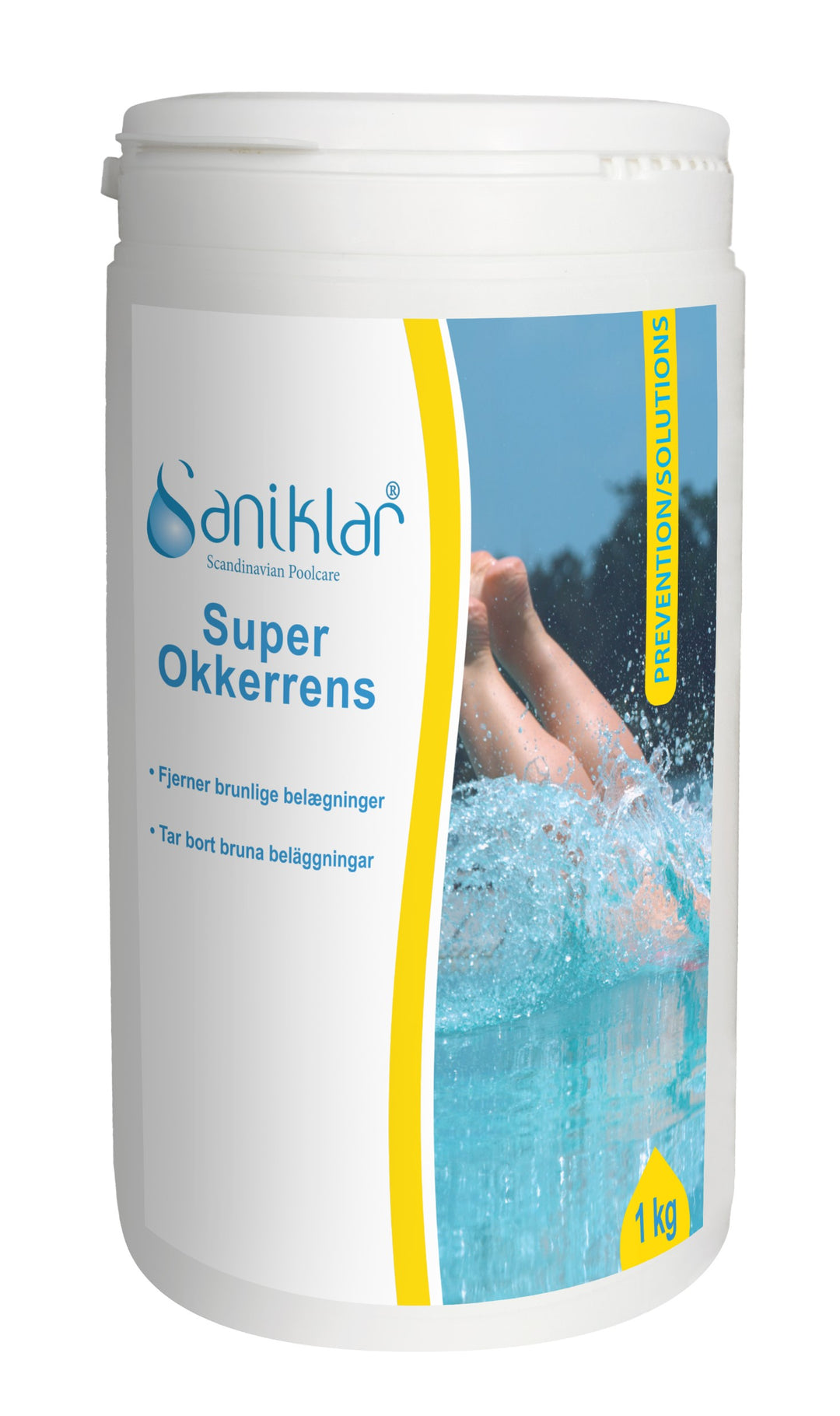 Saniklar Super Okkerrens, askorbinsyre for fjerning av kobberbelegg. 1 kg.