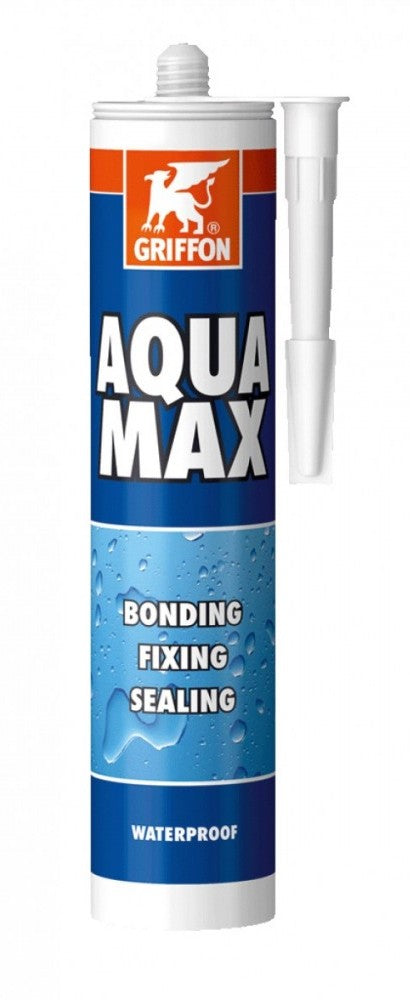 AQUA MAX® fra Griffon Vannbestandig, monteringslim og fugemasse.