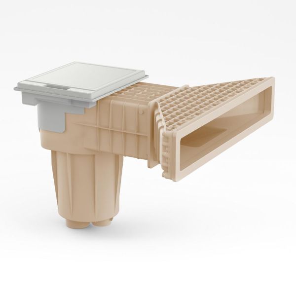 Hayward X-Pro 600 Skimmer for høy vannstand. Fåes i hvit, sand og mørk grå farge