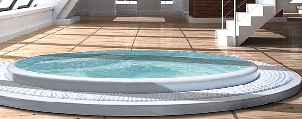 Aquavia Spa "Capri" profesjonell med 5 sitteplasser