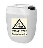 pH minus. Svovelsyre ( Batteri syre ) 15% / 25 L kanne